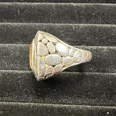 John Hardy Citrine Batu Kali Ring Square 925 Silver